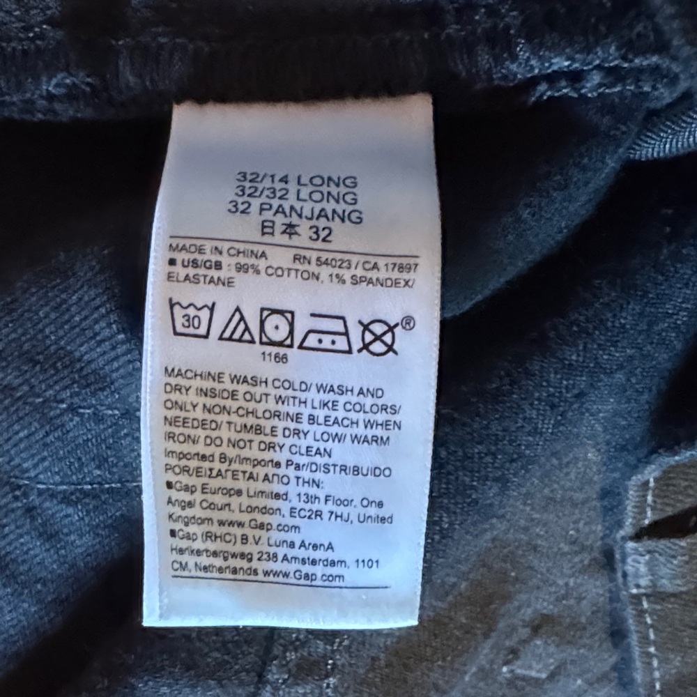 GAP Women’s Black Cheeky Straight High Rise Jeans - Picture 7 of 7